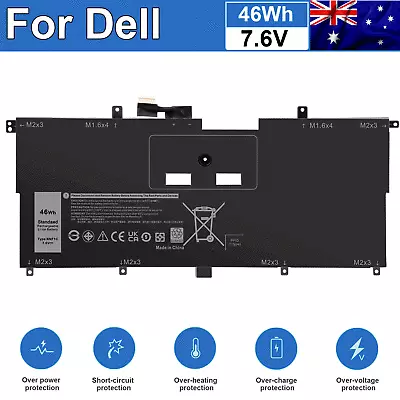 NNF1C Battery For Dell XPS 13 9365 2 In 1 NP0V3 HMPFH P71G P71G001 D1605TS 46Wh • $61.74