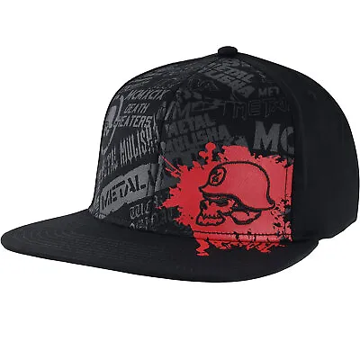 Metal Mulisha Men's Compound Black/Red Flexfit Hat Clothing Apparel FMX Super... • $32.50
