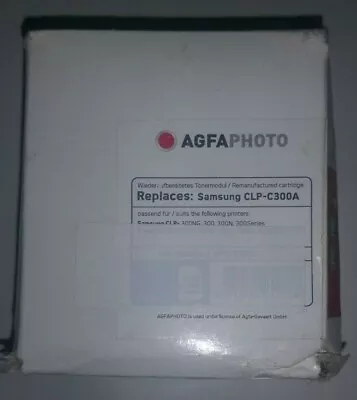 AGFAPhoto Cyan CLP-C300A Toner Compatible With Samsung Printers • £10