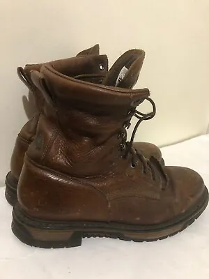 Rocky Mens Size 12W Lacer Wp Boots #2723 Brown Leather • $48