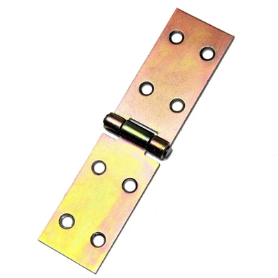 £1.29 • Buy Backflap Strap Hinges Heavy Duty Tee Door Gate Box Shed Gold Galvanised 4'' X1
