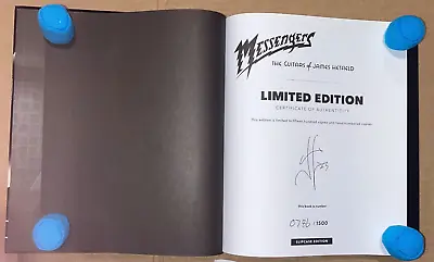 James Hetfield Metallica Signed Autographed Book Messengers The Guitars Of • £277.12