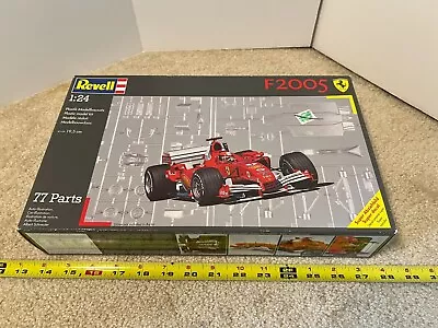 Rare! Revell Ferrari F2005 F-1 Formula Racecar 1/24 Scale Model Car Kit. NEW! • $99.99