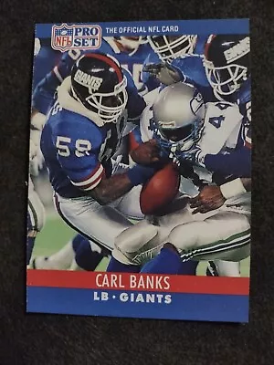 1990 Pro Set #223 Carl Banks New York Giants • $1.50