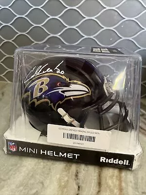 Ravens Ed Reed Authentic Signed Speed Mini Helmet Autographed BAS Witnessed • $175