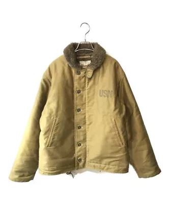 Buzz Rickson's 42 N-1 N 1 Deck Jacket Khaki Beige DEMOTEX-ED • $449