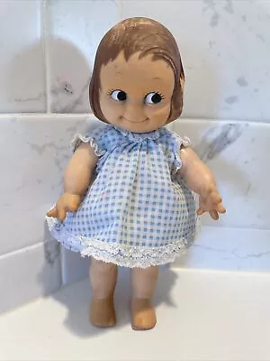 Vintage 1971 KEWPIE Cameo Doll Poseable 9  Vinyl Doll In Adorable Dress-(M) • $20