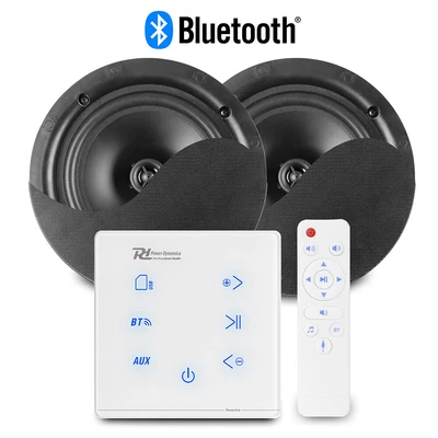£145 • Buy Bluetooth Ceiling Speaker Set - 2x NCSS6B 6  And A50W Home Audio Music System