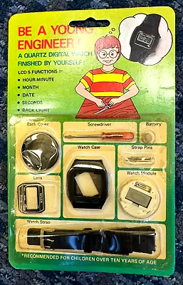 Vintage Digital Watch Kit-make Your Own-young Engineer Toy • $9.99