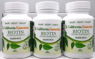 BIOTIN 10000mcg HAIRSKINNAIL HEALTH -CLEANEST FORMULA-MAXIMUM DOSAGE • $8.99