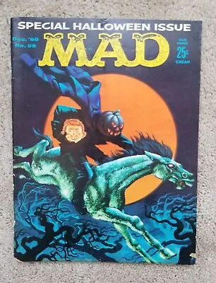 Mad Magazine #59 FN Dec. 1960 Special Halloween Issue • $125