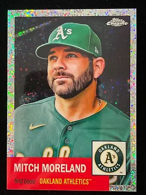 2022 Topps Chrome Platinum Anniversary Mitch Moreland Mini Diamond; SN#72/150 • $0.99