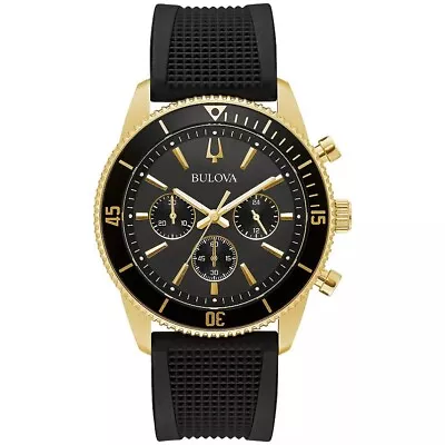 Bulova Men's Marine Star 45mm Quartz Watch Chronograph 98A250 • $236.35