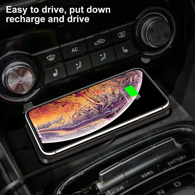 $19.16 • Buy Car QI Wireless Fast Charging Charger Pad For IPhone Mat Non Slip Samsung ↙