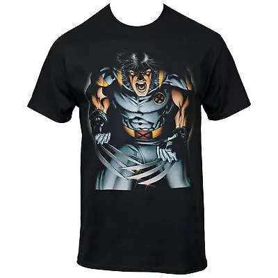 Marvel X-Men Wolverine Claws Out T-Shirt Black • $34.98