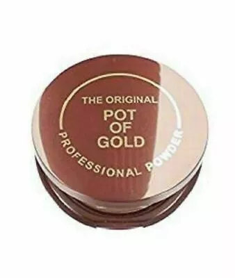 £4.99 • Buy POT OF GOLD Bronzer Compact Pressed Bronzing Powder Face & Body Sunkissed Look