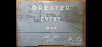 2017 Boston Marathon Official Adidas Running Poster  Greater Every Mile  NEW • $8