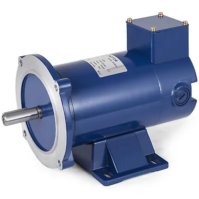 VEVOR DC Motor 1/2HP 56C 90V 1750RPM TENV High Torque Permanent Magnet Motor • $88.99