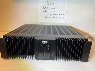 Rotel RMB-1066 6 Channel Amp • $390