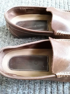£18 • Buy Genuine Leather Boat Shoes, Made In Portugal UK11 Yachtsman By Seafarel