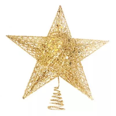 LED Tree Topper Star Christmas Decoration Top Xmas Star Light Up Glitter Gift AU • $15.19