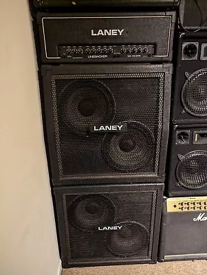 Laney Linebacker 100 Reverb Full Stack Guitar Amp • £1100