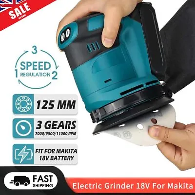 Electric Polishing Grinder 18V Battery For Makita Electric Wood Grinding Sander • £27.50
