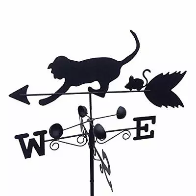 Weathervanes- Steel Cat & Mouse Weathervane • £24.99