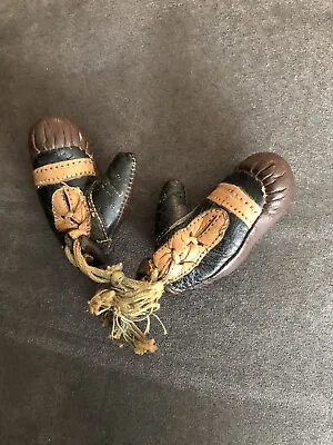 Vintage Miniature Leather Boxing Gloves • $16