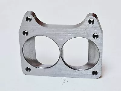 T6 Divided Collector To Twin Dual 2.50  Inlets Turbo Flange 1/2  Supports Tabs • $119.95