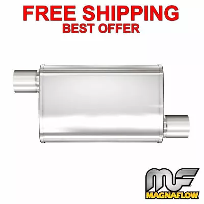 MagnaFlow XL - 3 Chamber Stainless Steel Turbo Muffler - 2.25  O/O -13235 • $134