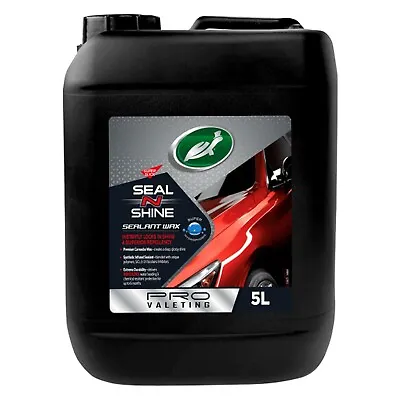 £43.95 • Buy Turtle Wax Seal N Shine Sealant Wax - Hybrid Paint Sealant Spray Wax 5 Litres 5L