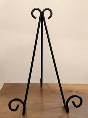 Large Picture Easel - Amish Handcrafted Wrought Iron - Strong Sturdy Metal Stand • $38.95