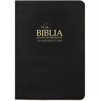 La Biblia De Estudio Remnant Piel Genuina Negro With E G White Comment BRAND NEW • $109.95