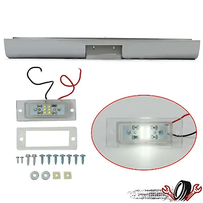 Bumper Roll Pan W/LED License Plate Light For 67-72 Ford F100 F250 Fleetside • $121.21