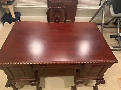 Antique Wood Desk- Furniture • $2600