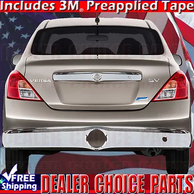 For 2012-2019 NISSAN VERSA Chrome Tailgate Accent COVER Overlay Trim W/Key Hole • $30.31