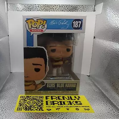 Funko Pop! Rocks Elvis Presley 187 Elvis Blue Hawaii Vinyl • $18