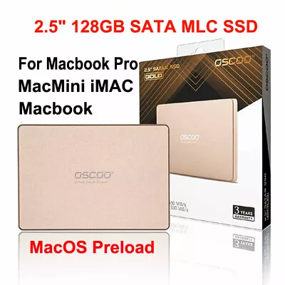 NEW 2.5  128GB SSD Hard Drive SATA For Apple MacBook Pro A1278 13  2009 - 2012 • $27.82