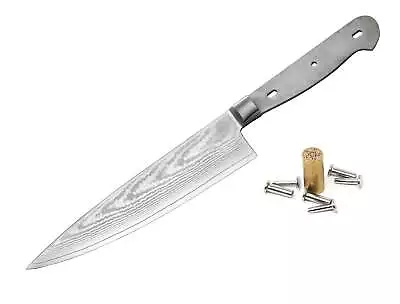 Katsura VG-10 DAMASCUS 7.5-IN CHEF KNIFE BLANK • $75.99