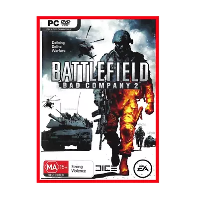 Battlefield Bad Company 2 PC DVD ROM Game Complete First-person Shooter Battle • $13.95