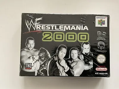 WWF Wrestlemania 2000 N64 / Nintendo 64 Sealed • £490