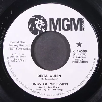 KINGS OF MISSISSIPPI: Delta Queen MGM 7  Single 45 RPM • $8