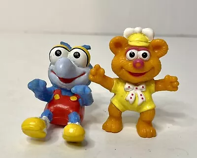 McDonald's Muppet Babies Gonzo Fozzie Vintage 1986 Happy Meal Toys • $8