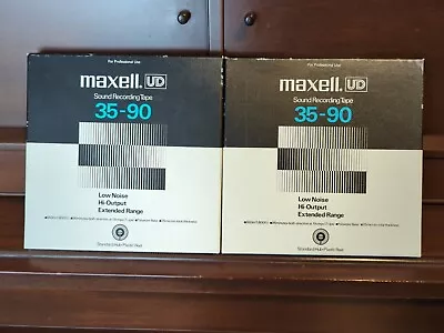 Lot Of Two Maxell UD 35-90 1/4  Tapes • $19.99