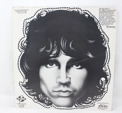 Jim Morrison Cutout Paper Mask Rocktober 1981 Chicago 95FM The DOORS Halloween • $33.41