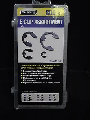 300 E Clip Assortment Kit Automotive Mechanic Small Engine Repair Parts Tool SAE • $24