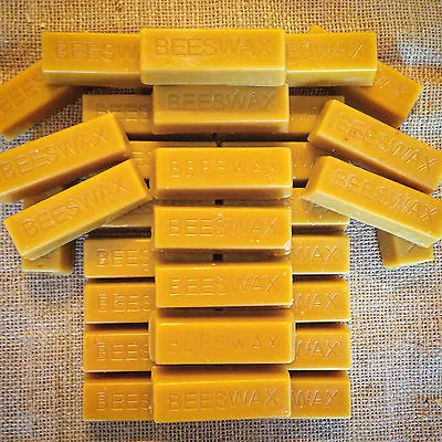 Beeswax - 32 X 1oz Bars (2lbs) Finest Quality Best Price Bees Wax • £13.99