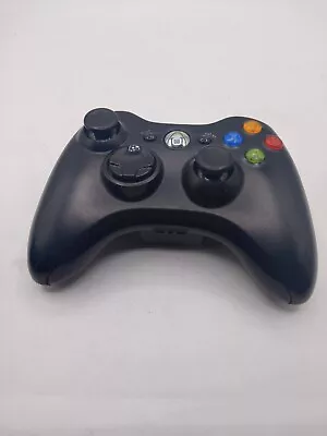 Official Microsoft Xbox 360 Black Wireless Controller! ~ Works Great! Authentic! • $24.99