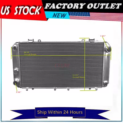 2Rows All Aluminum Radiator Fit For Toyota MR2 AW11 MK1 1.6L 1984-1989 MT • $77.99
